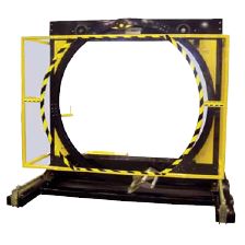 Standar Manual Model Yellow Jacket Orbital Stretch Wrap Machine for pallets.